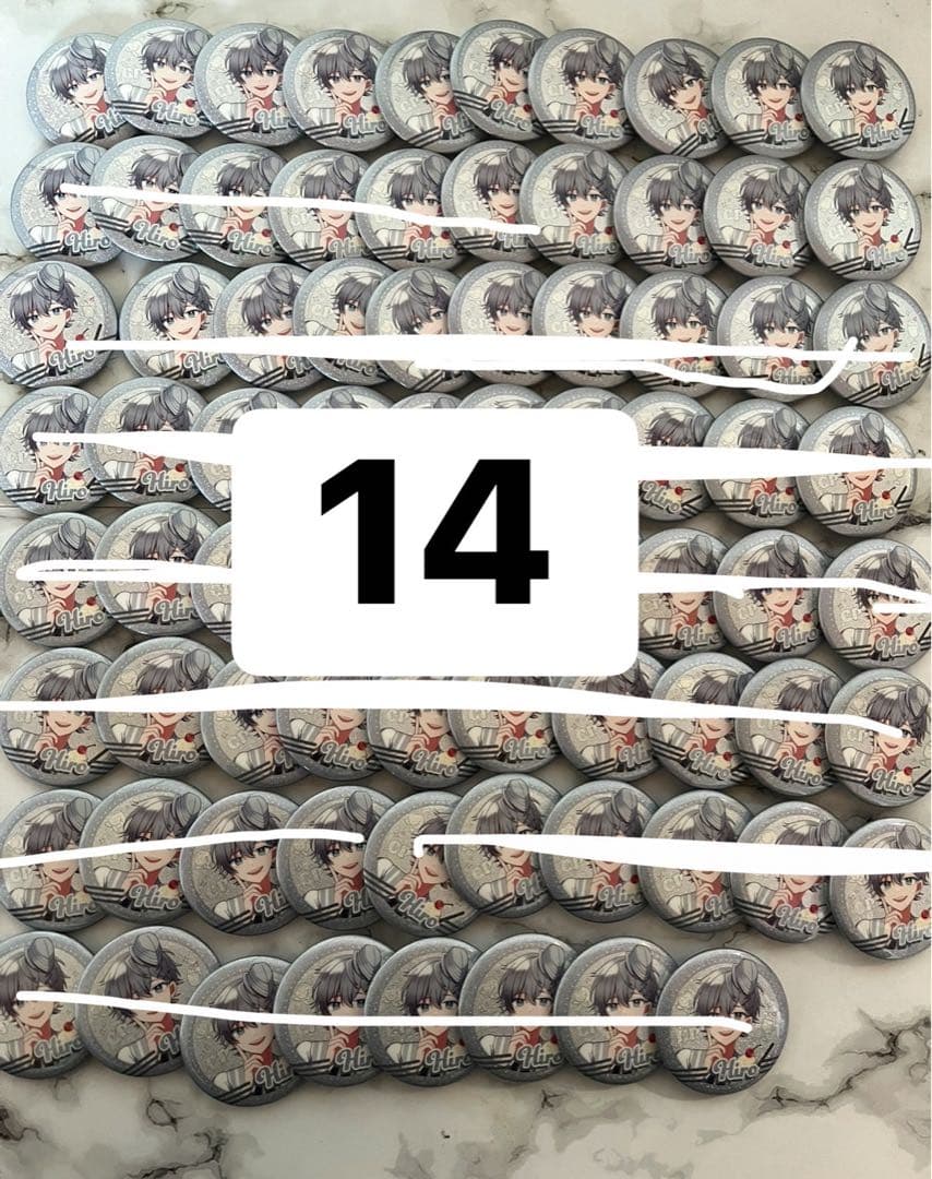 カラフルピーチ からぴち ダイナー缶バッジ ダイナー缶