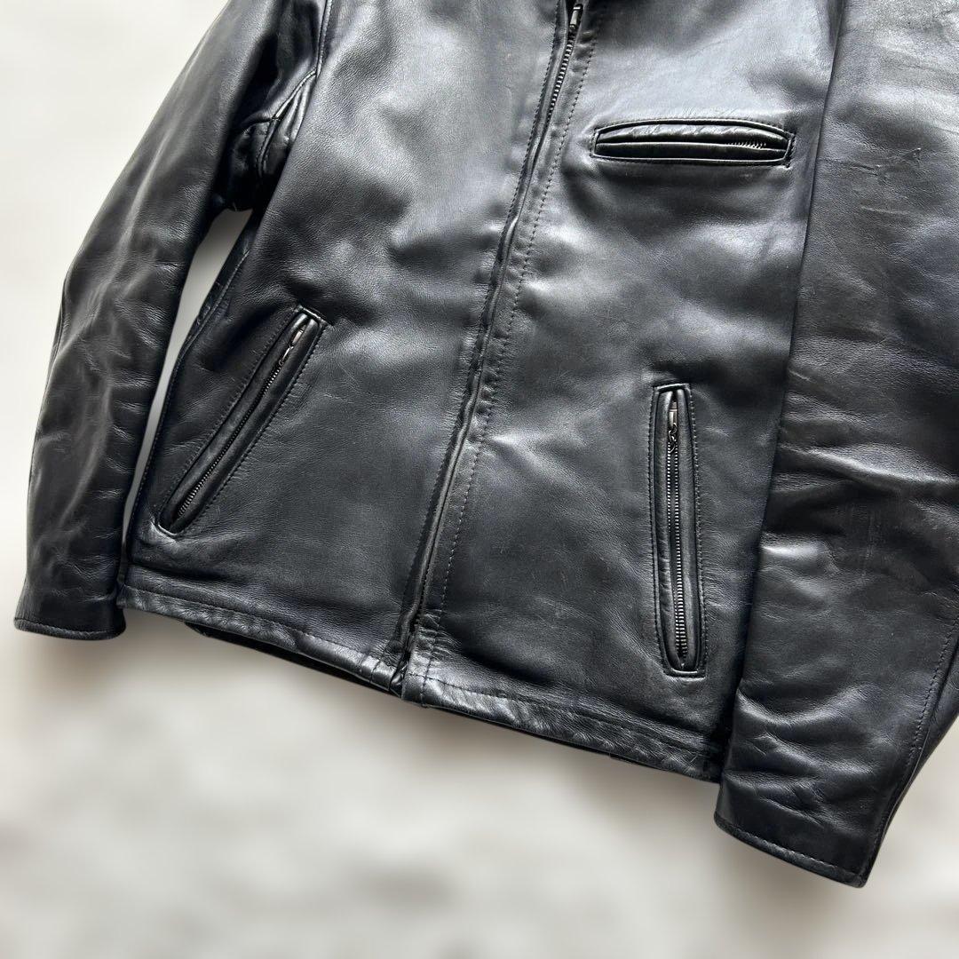 schott ショット レザー シングルライダースジャケット　36 M相当