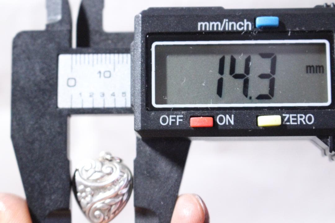 30s　スウィートハートジュエリー　シルバー　ギフトに　ILOVEU 勿忘草