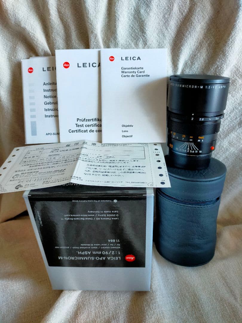 【未使用】Leica APO-SUMMICRON-M 1:·2/90mmASPH