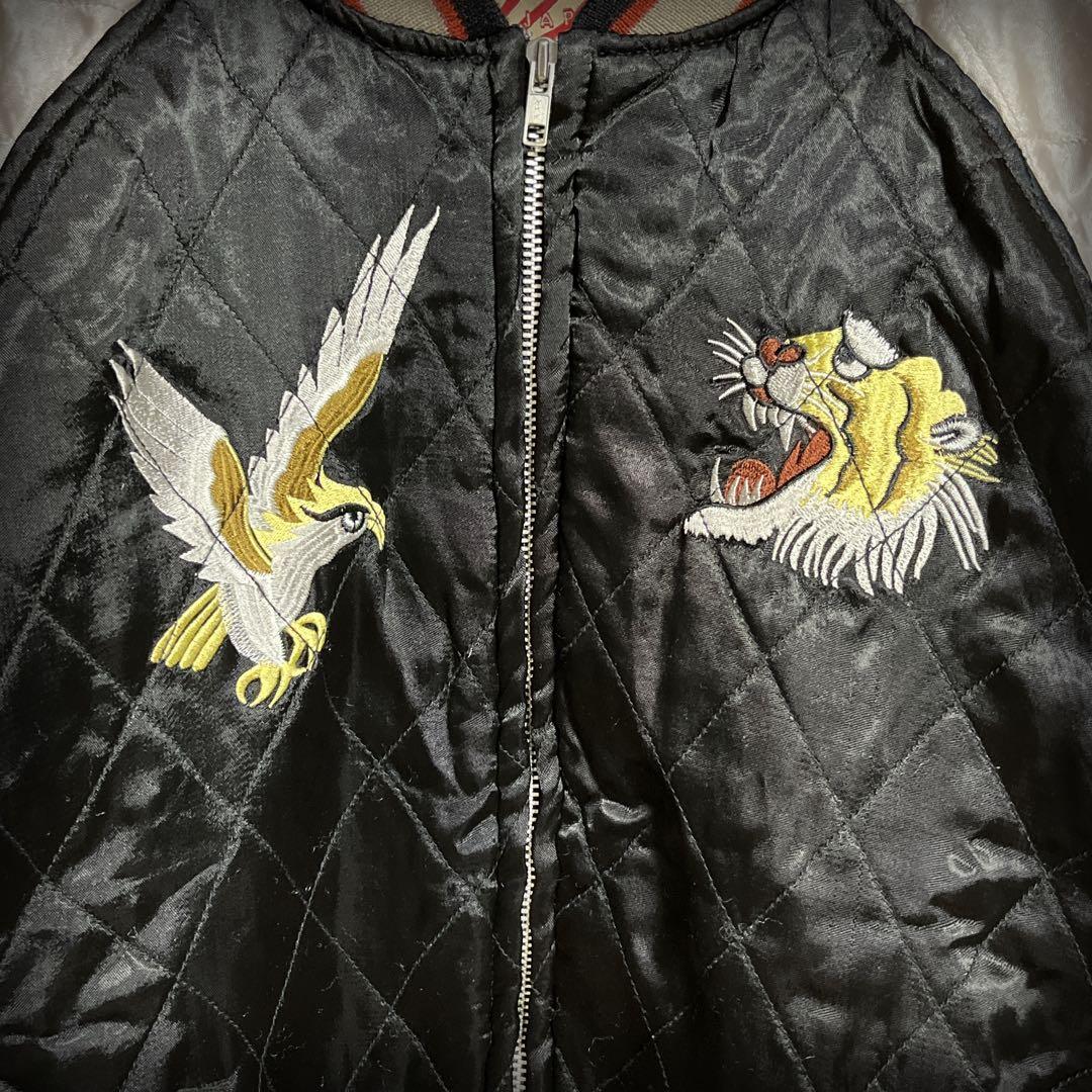 HOUSTON ヒューストン スカジャン スーベニア ドラゴン ヨコスカ L