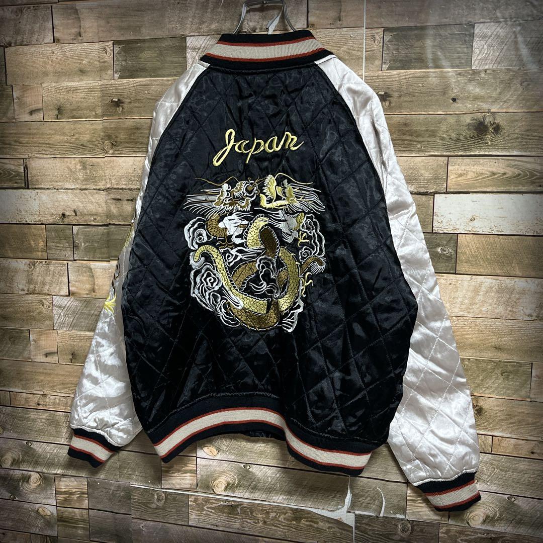 HOUSTON ヒューストン スカジャン スーベニア ドラゴン ヨコスカ L