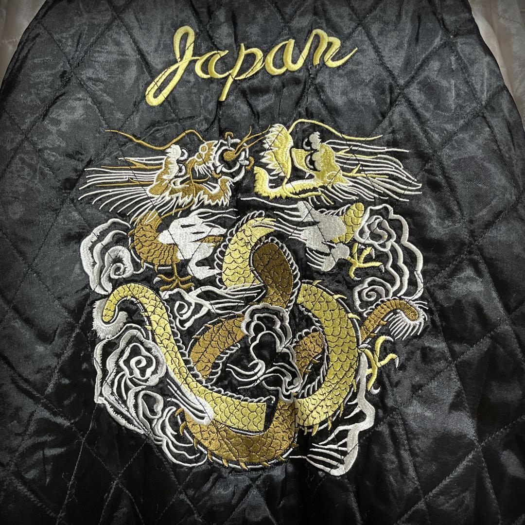 HOUSTON ヒューストン スカジャン スーベニア ドラゴン ヨコスカ L