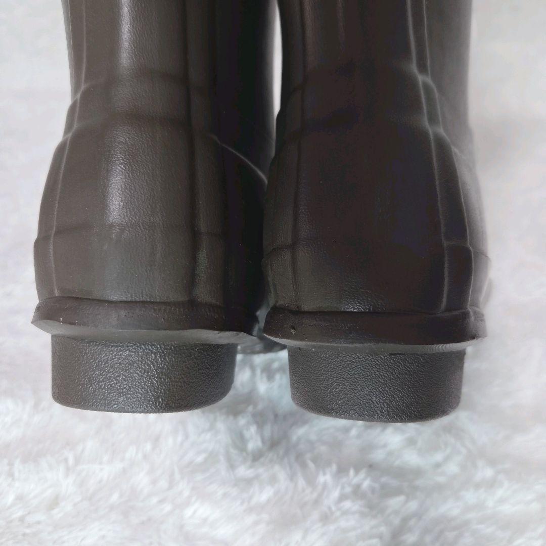 【新品未使用☆】HUNTER レインブーツ ダークブラウン　23.5～24cm