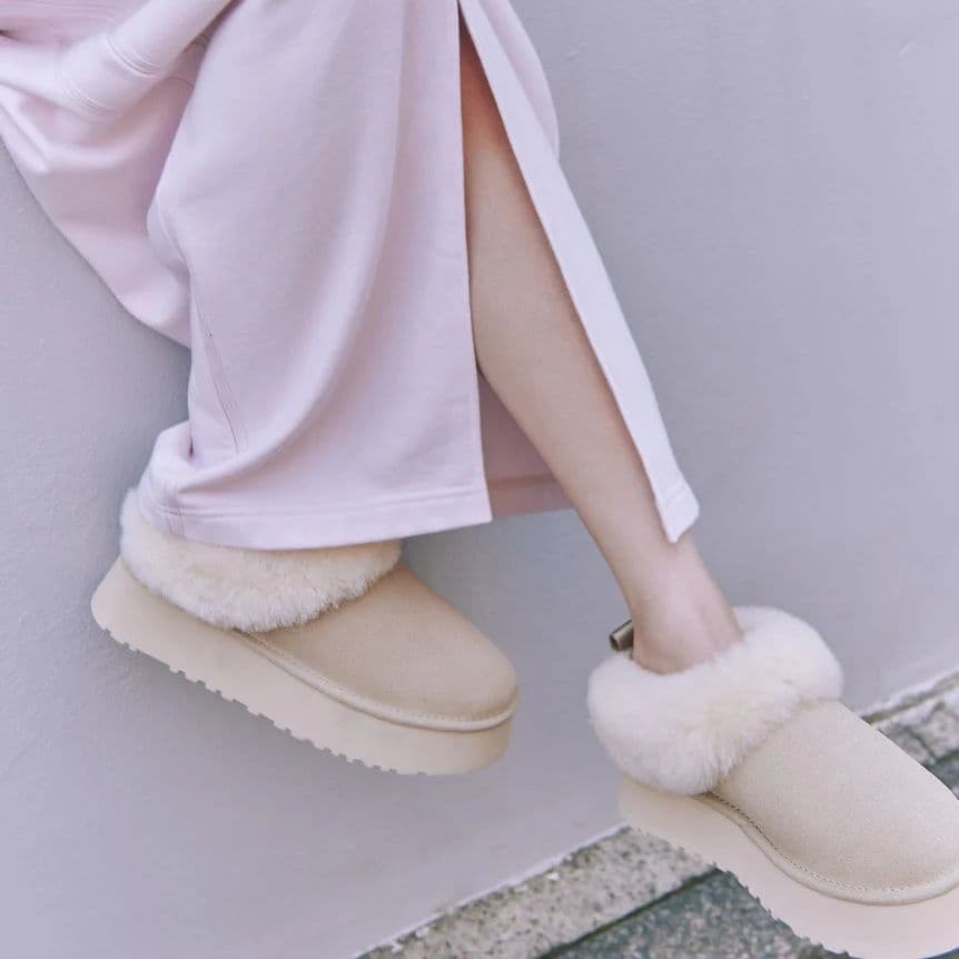 新品 UGG Tazzelle タゼル 24cm マスタード シード スリッポン