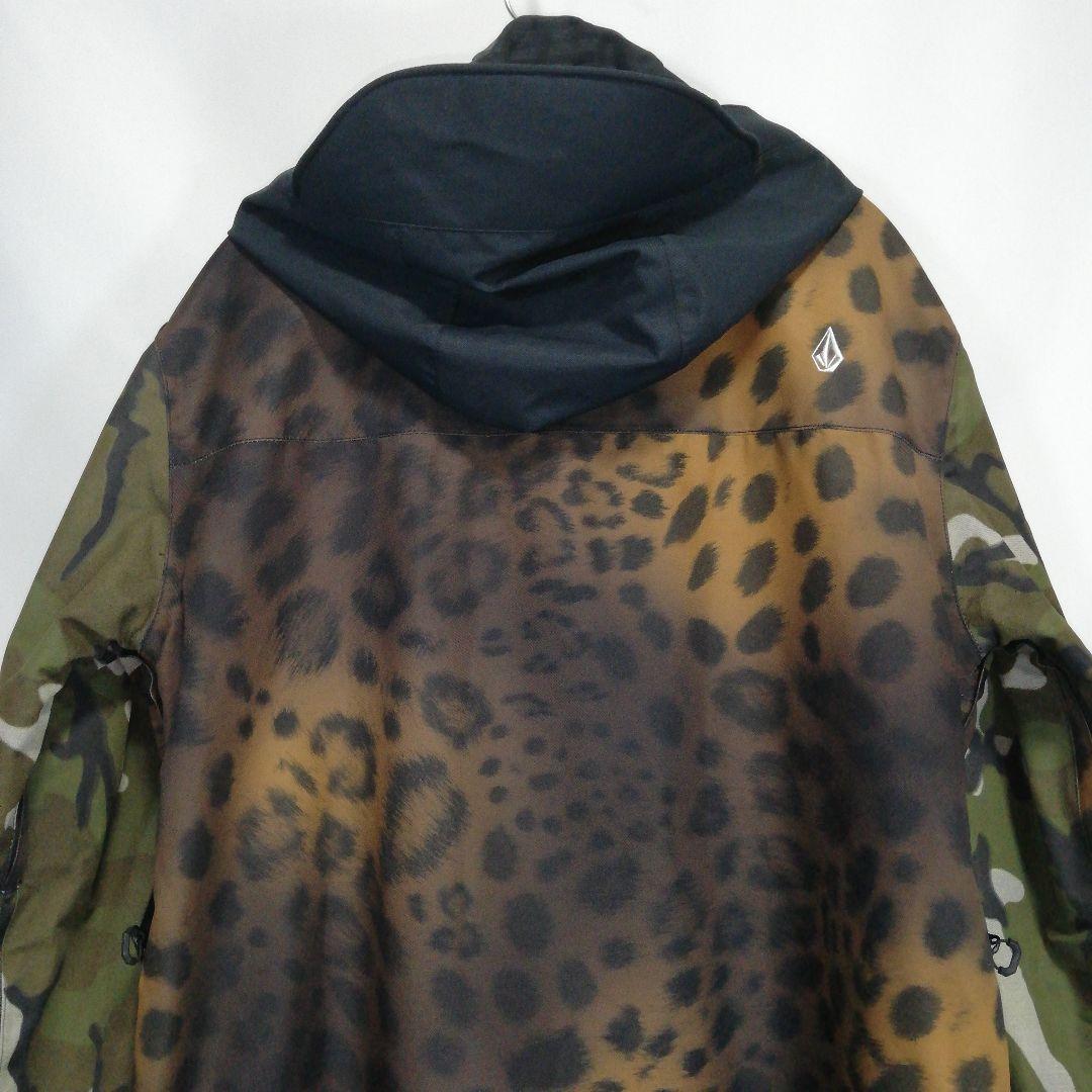 VOLCOM メンズ スノボウェア スノーボード 豹柄迷彩 ジャケット ボルコム