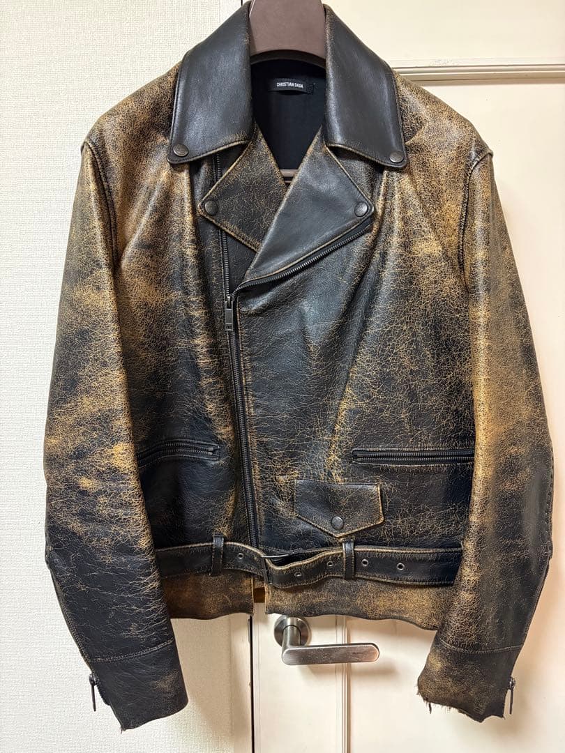 M*様 CHRISTIAN DADAダブルライダースジャケット44