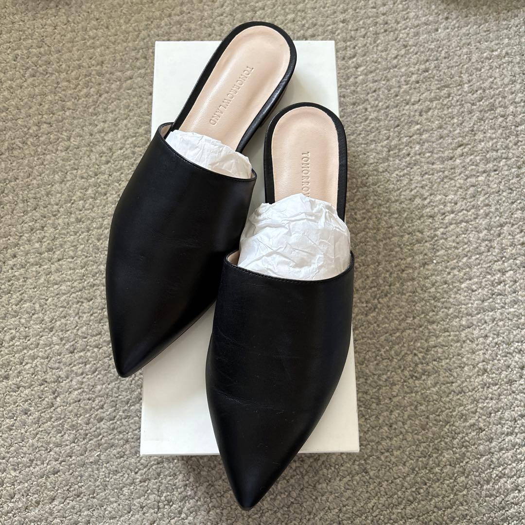 未使用 TOMORROWLAND イタリア製靴 ブラック 38.5