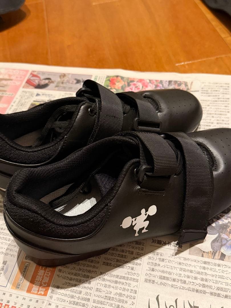 ウエイトリフティングシューズ ブラック スクワットマニア