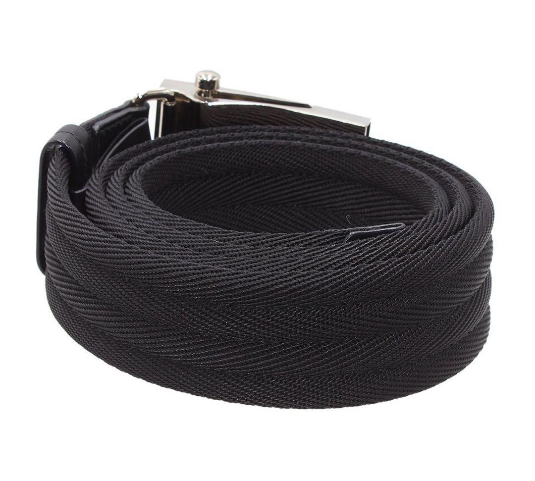 Q2580 美品 プラダ ナイロン ガチャ ベルト