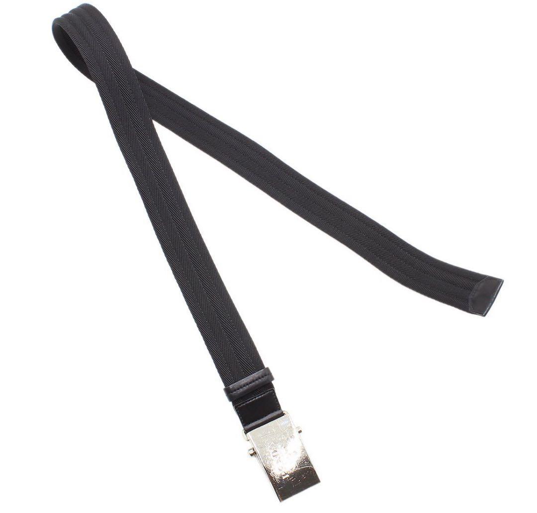 Q2580 美品 プラダ ナイロン ガチャ ベルト