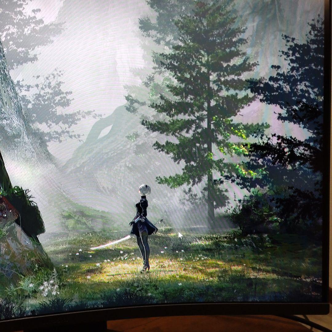 LG ゲーミングモニターUltraGear 32GS60QC-B 31.5インチ