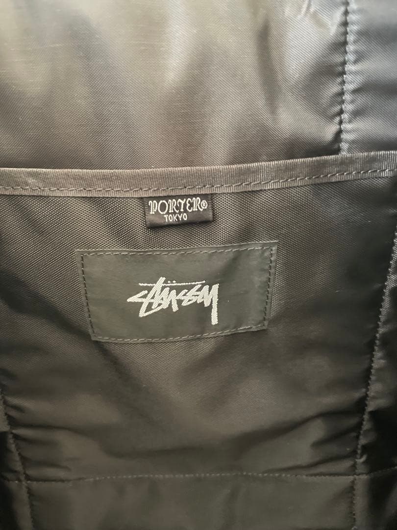美品 stussy × PORTERポーター トートバッグ ポーチ付