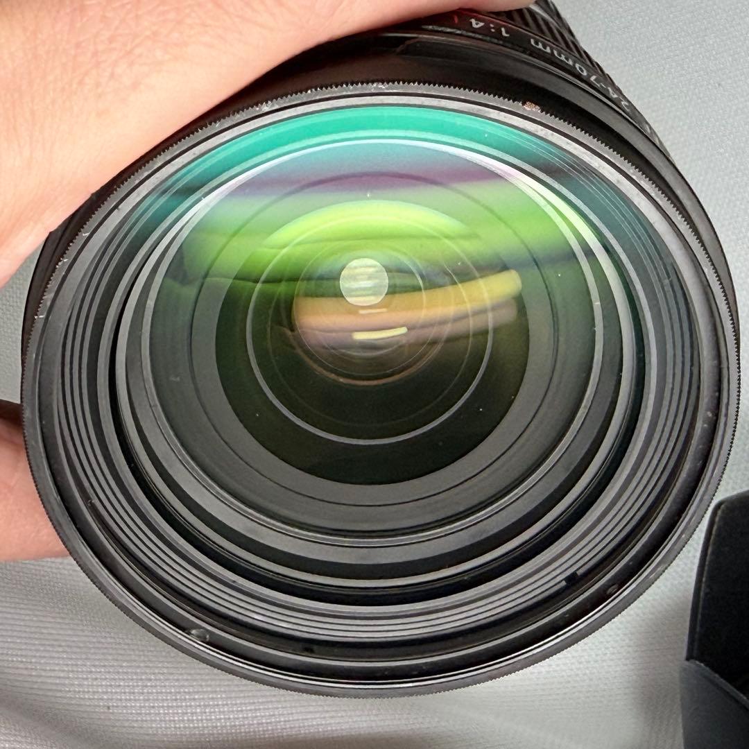 EF24-70mm F4L IS USM フード 保護フィルター付き