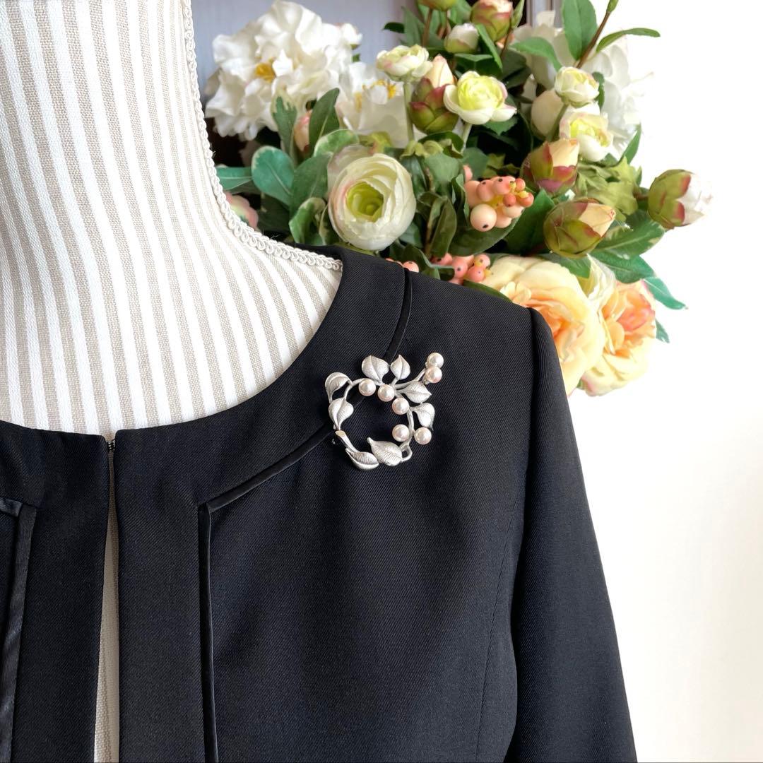 森パール　パールブローチ　入学式　卒業式　あこや真珠　コサージュ　検索-ミキモト