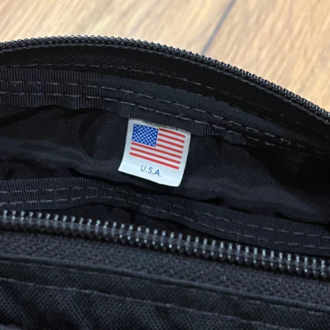 【極美品・廃盤】ブリーフィング DOUBLE ZIP POUCH アメリカ製