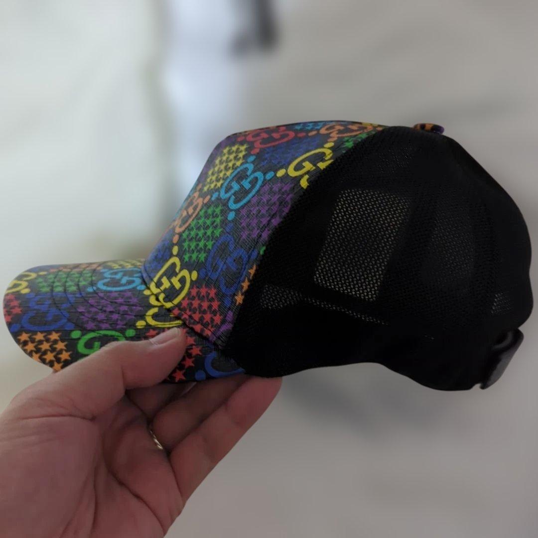 最終値下げ。グッチサイケデリックキャップ美品