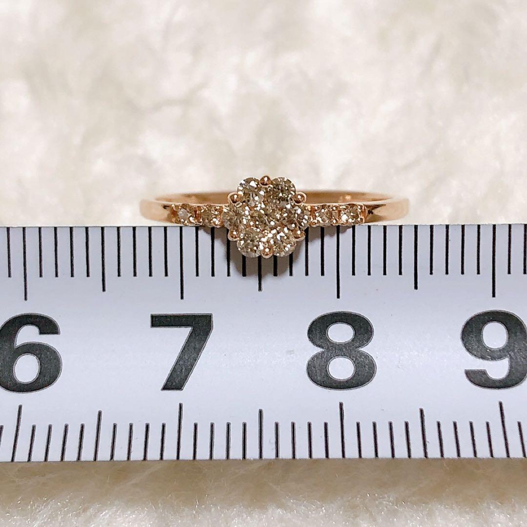 ESTELLE K10 ダイヤモンド　ピンクゴールド　リング