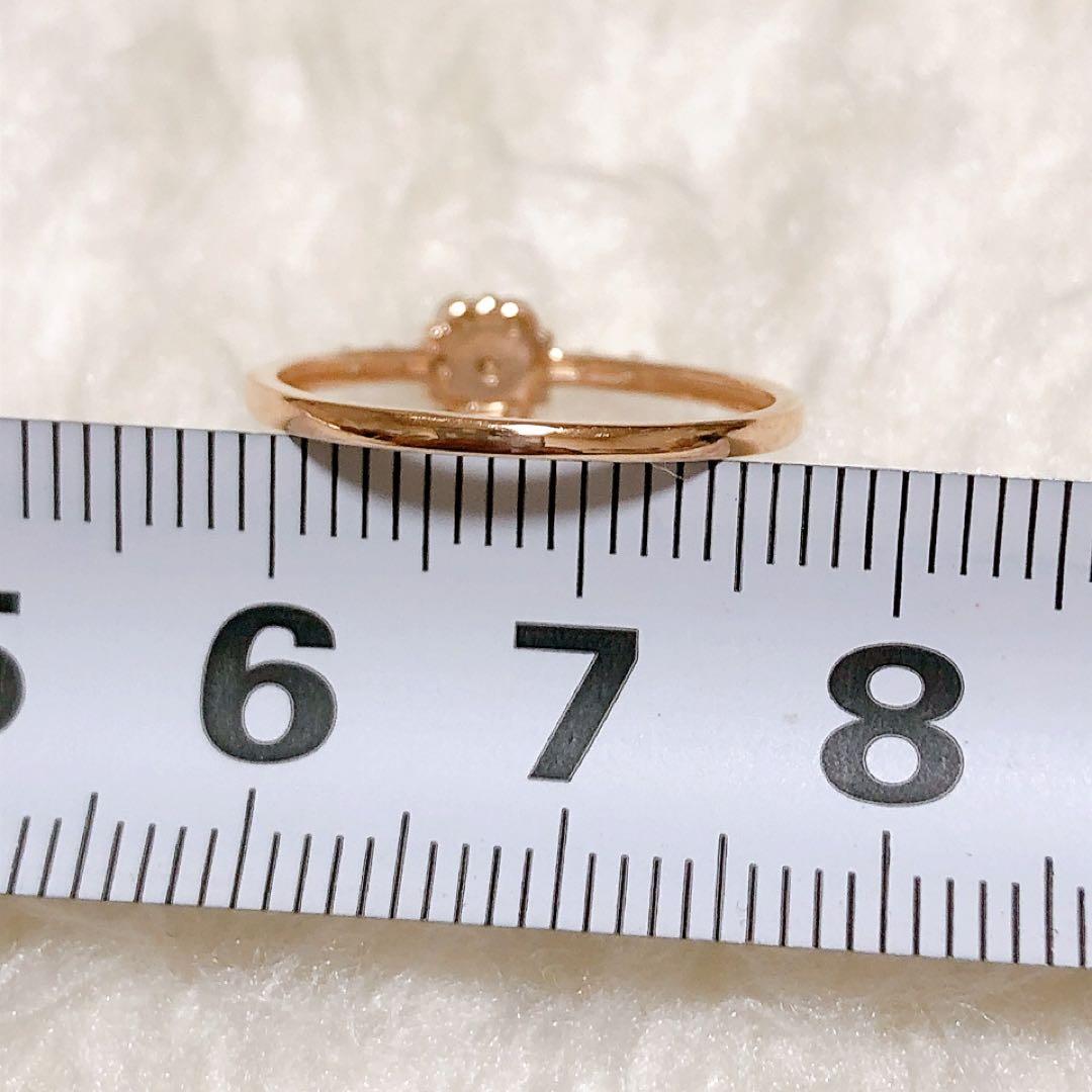 ESTELLE K10 ダイヤモンド　ピンクゴールド　リング