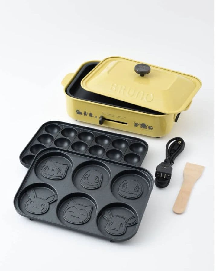 BRUNO ブルーノ ポケモン コンパクトホットプレート BOE118-YE