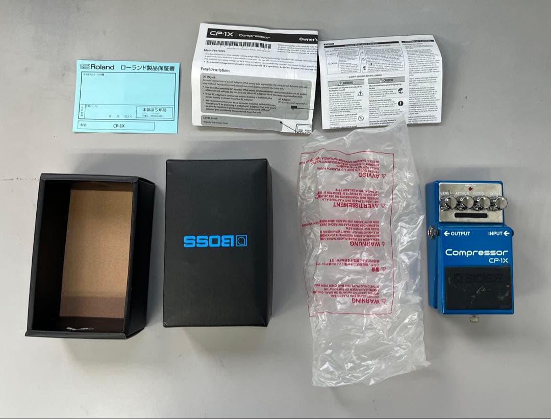 BOSS CP-1X Compressor 箱・説明書・保証書付 動作確認済