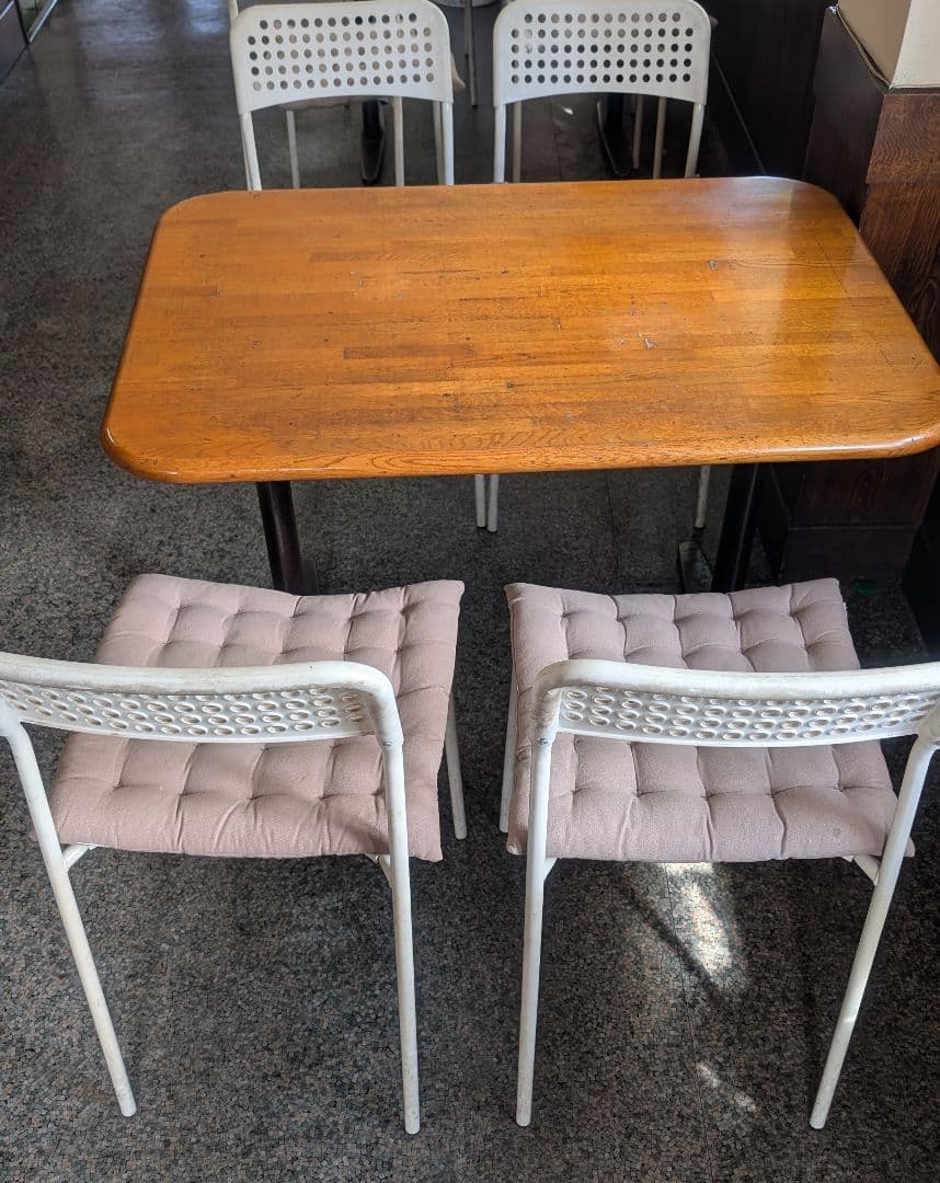 レトロ喫茶店カフェテーブル開店準備に！さらに値下げしました！