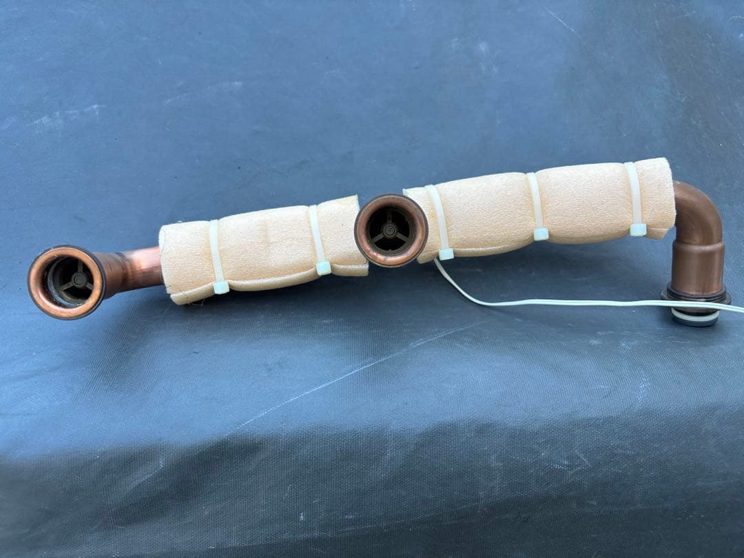 三菱　銅配管　銅製熱交換器　パイプ