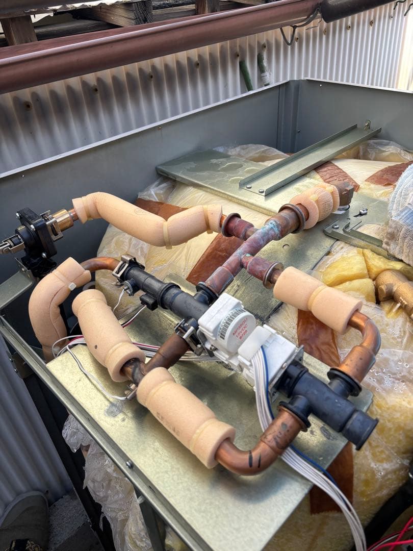 三菱　銅配管　銅製熱交換器　パイプ