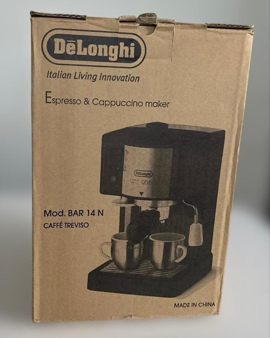 【未使用】デロンギ　エスプレッソ・カプチーノメーカー BAR14N