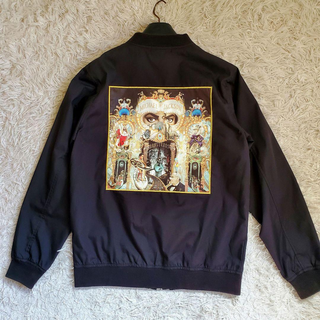希少 Michael Jackson Dangerous プリントジャケット M