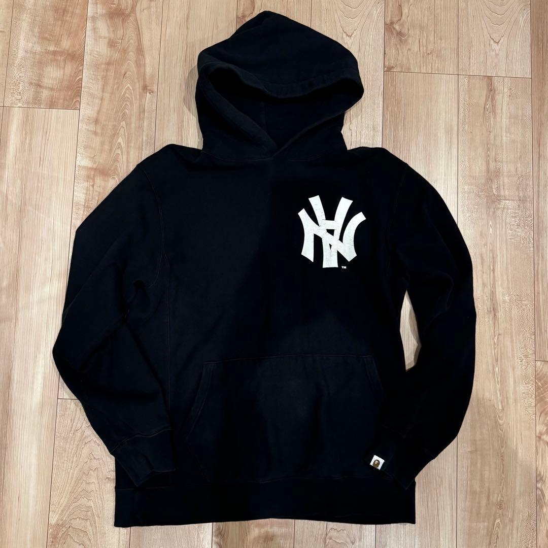 アベイシングエイプ A BATHING APE® パーカー ブラック Lサイズ