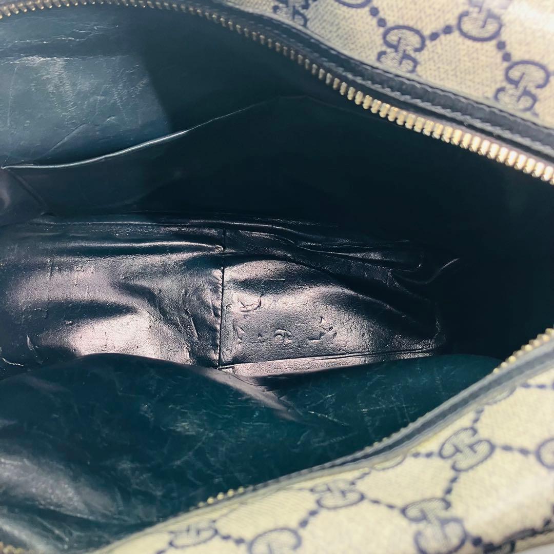 GUCCI オールドグッチGG スプリーム PVCレザーハンドバッグ ボストン