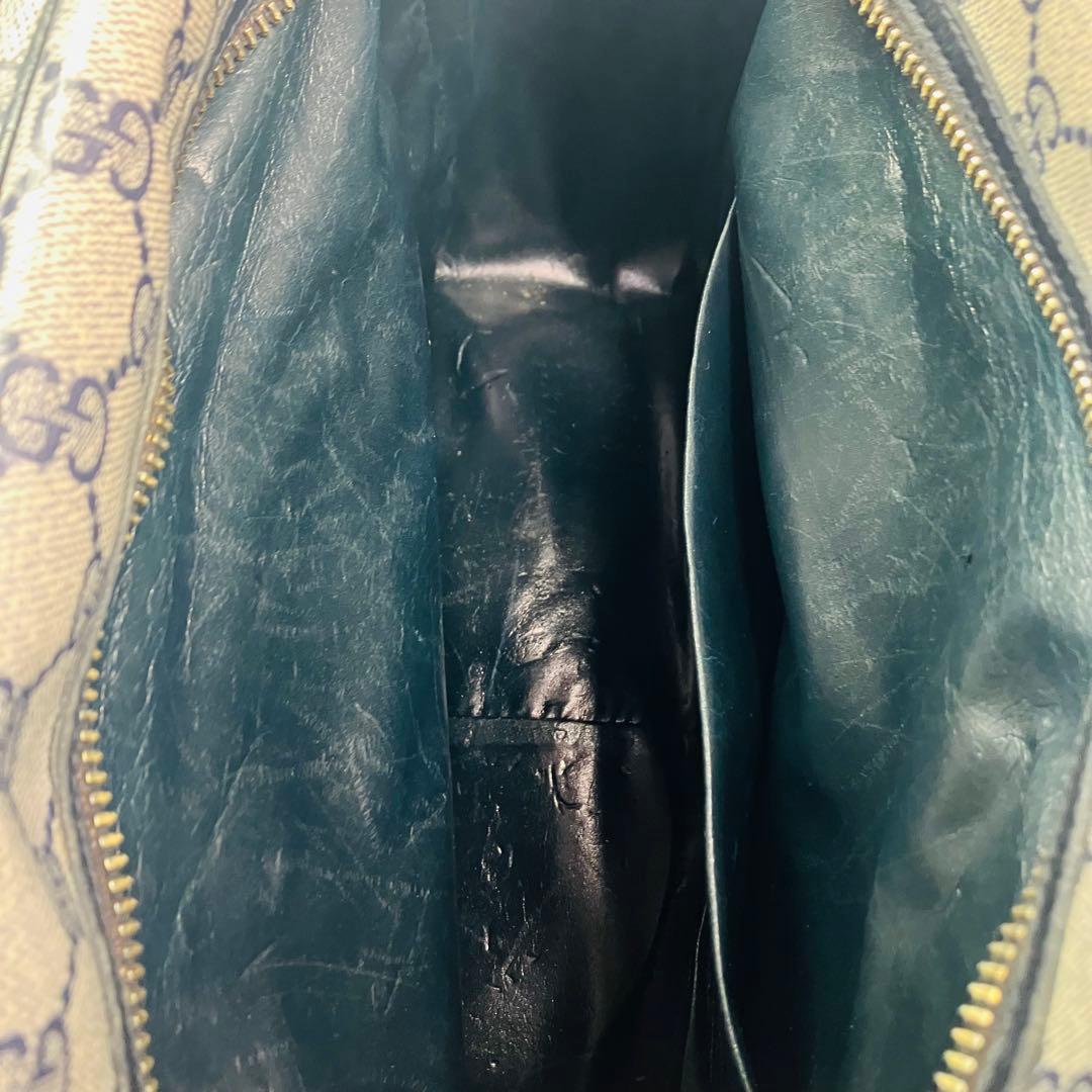 GUCCI オールドグッチGG スプリーム PVCレザーハンドバッグ ボストン