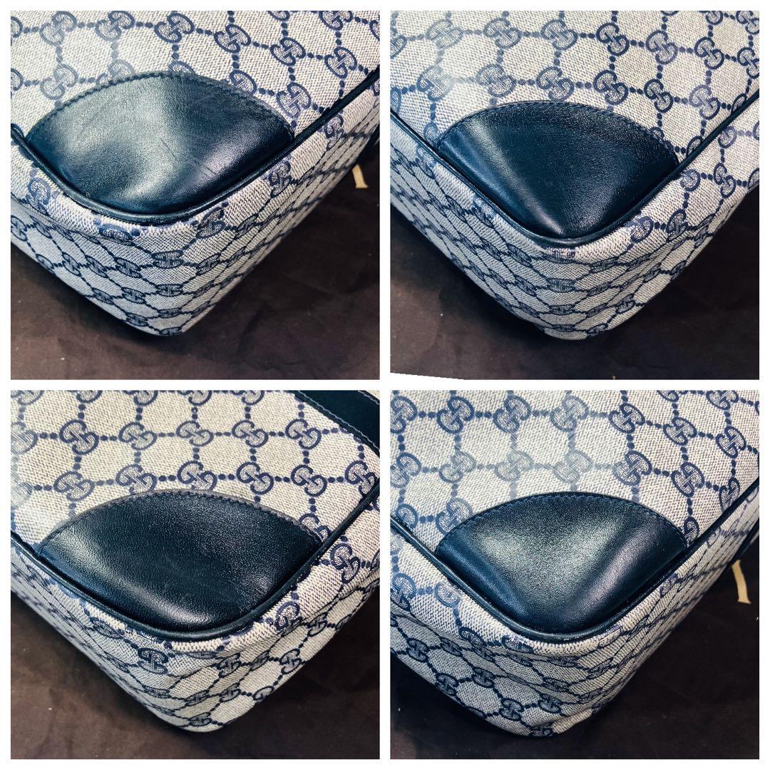 GUCCI オールドグッチGG スプリーム PVCレザーハンドバッグ ボストン