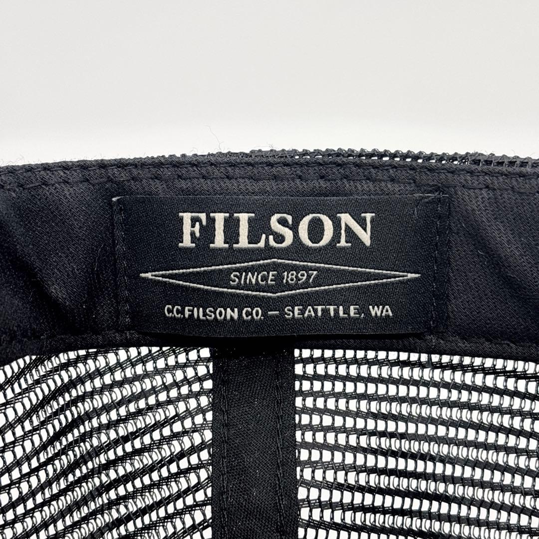 USA製 フィルソン ロガーメッシュキャップ ブラック ティンクロス