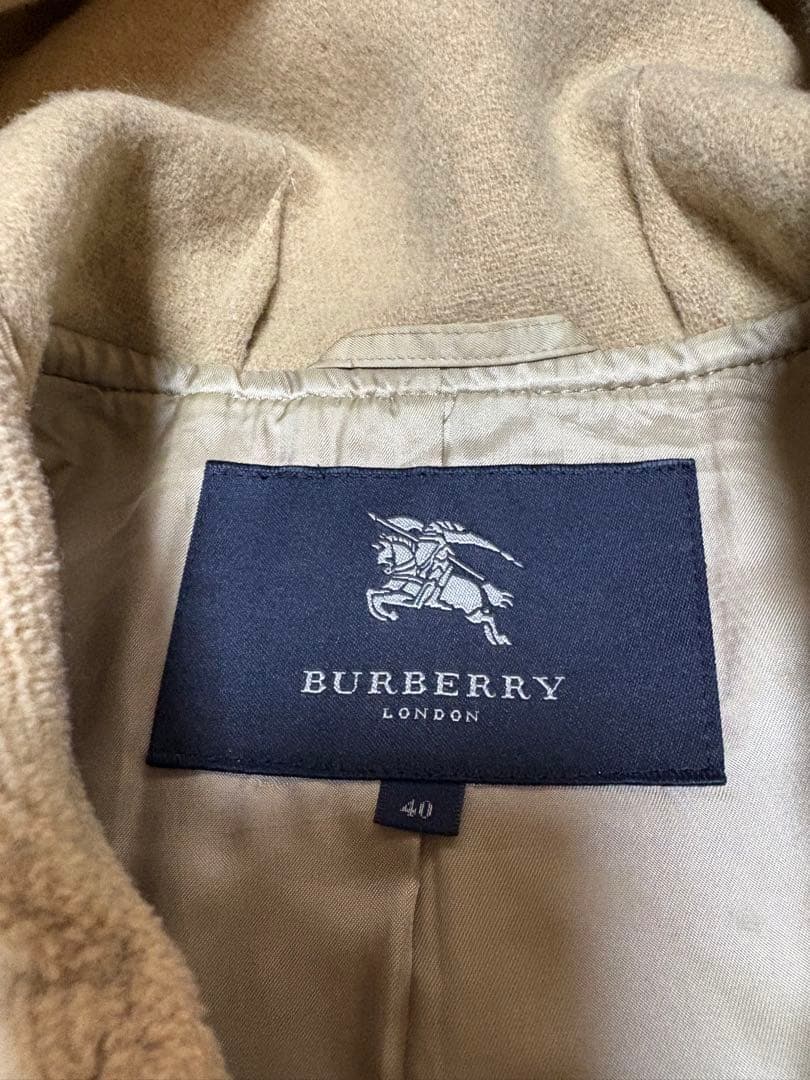 最終価格Burberryバーバリー ダッフルコート ベージュ 40サイズ