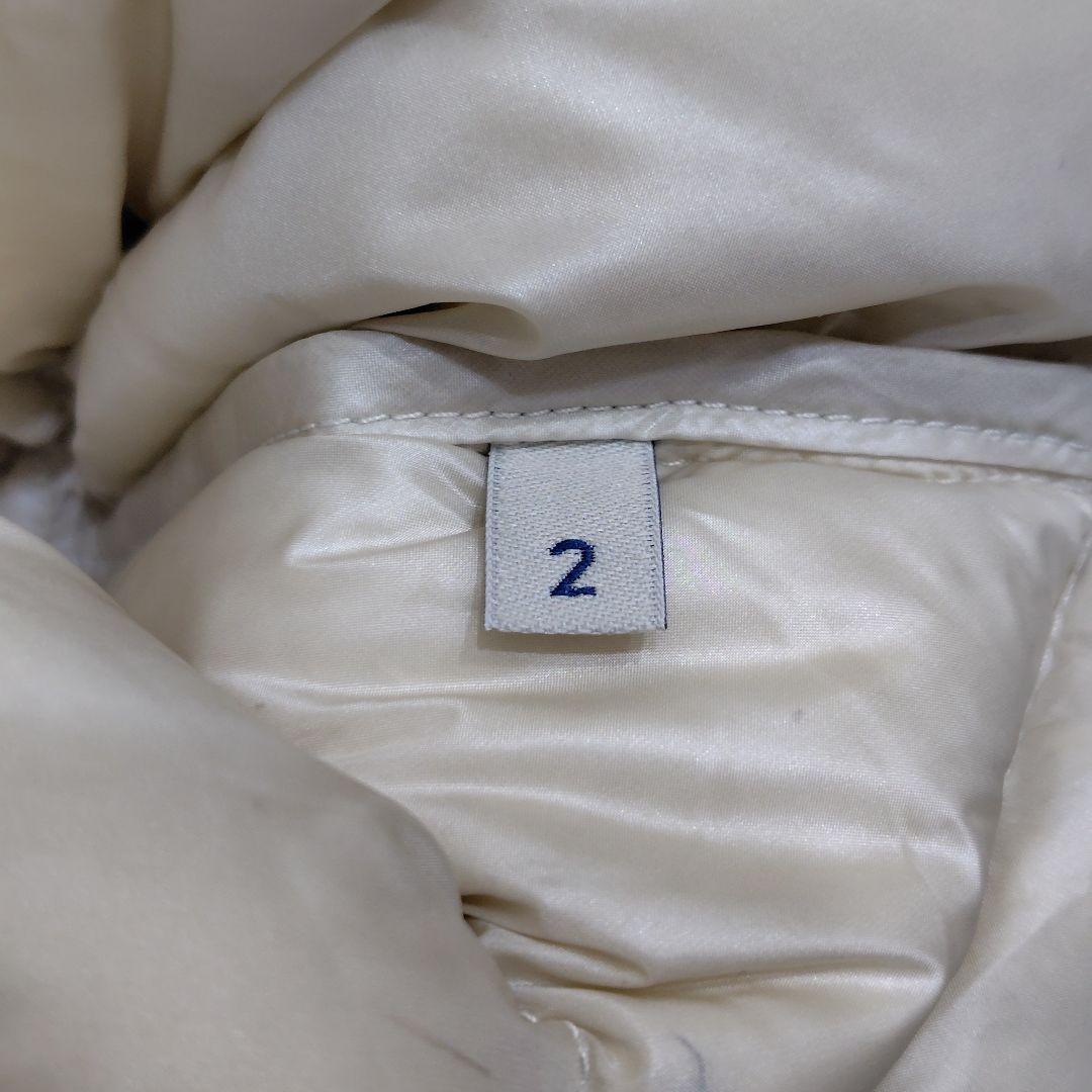 ひめこ モンクレール Igelong ロングダウンジャケット アイボリー