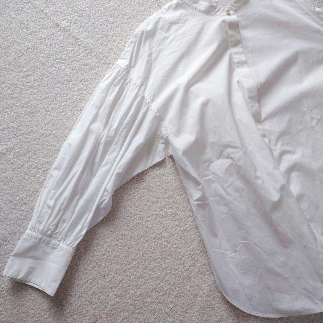 タグ付 23区 洗える CANCLINI ボリュームスリーブ シャツ 大きい