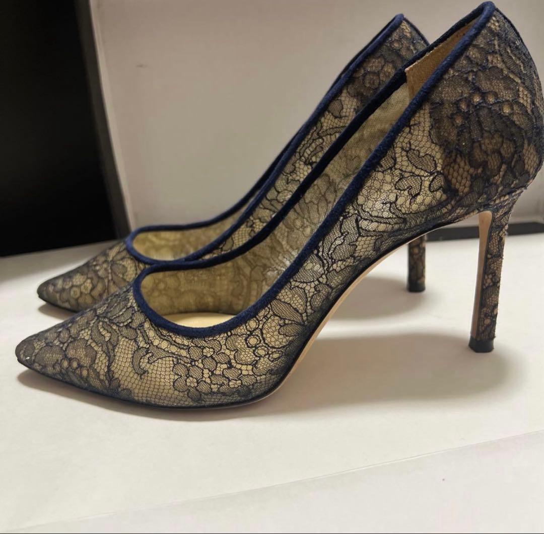 JIMMY CHOO ROMYレースパンプス　36 1/2