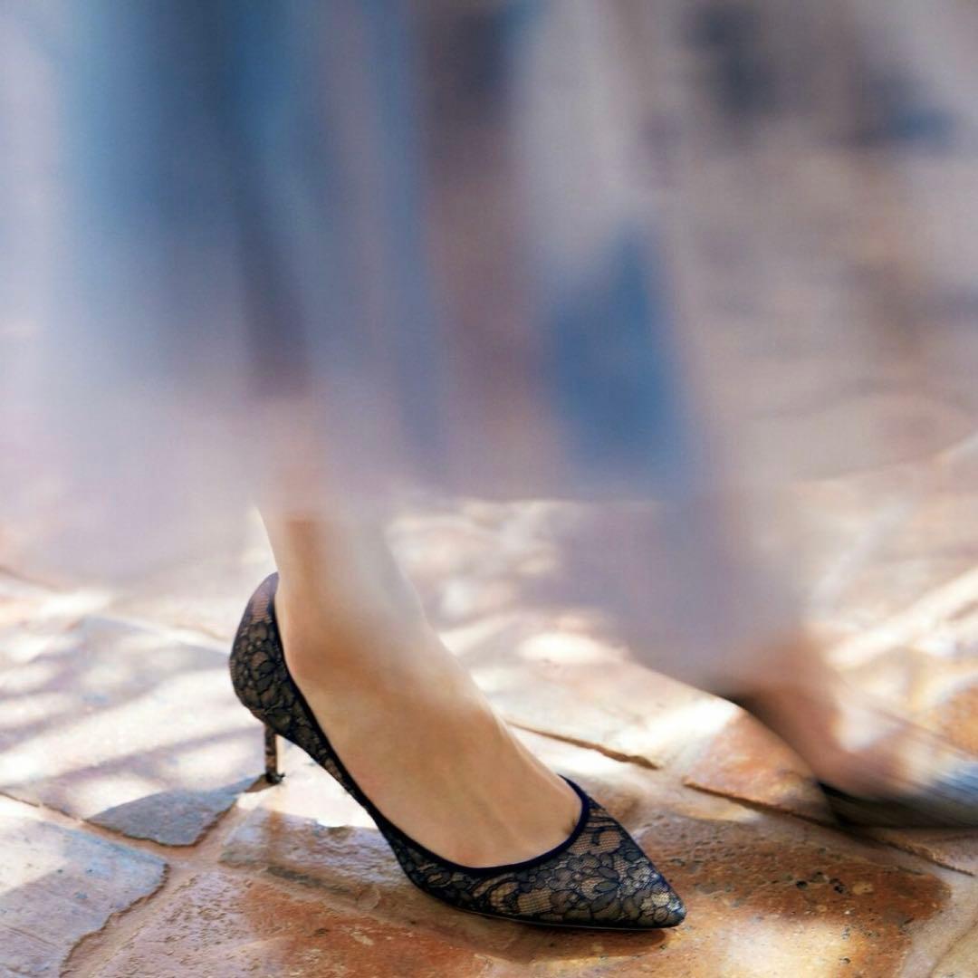JIMMY CHOO ROMYレースパンプス　36 1/2