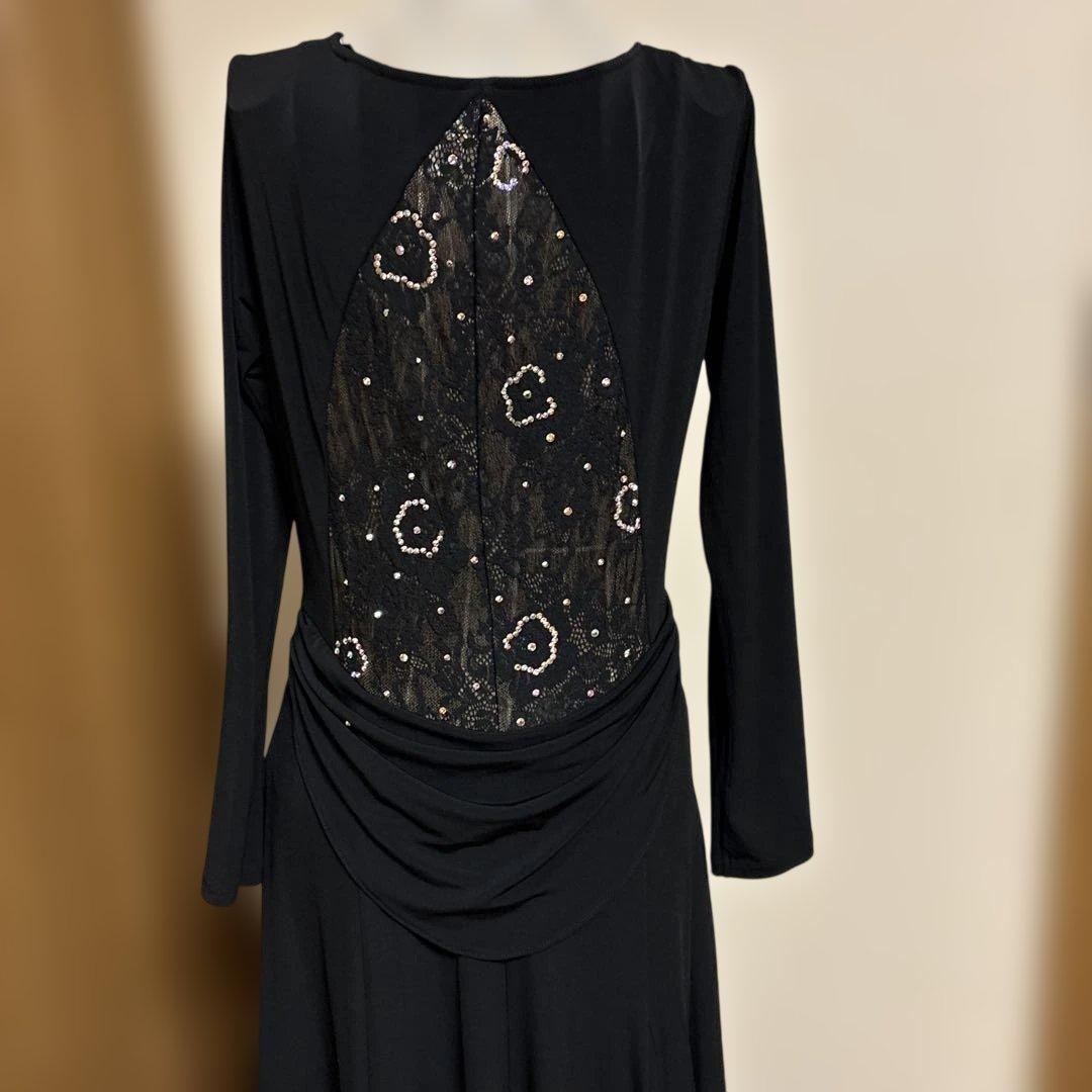 最終クリスマスSALE22222-15000チャコット　M 社交ダンスドレス