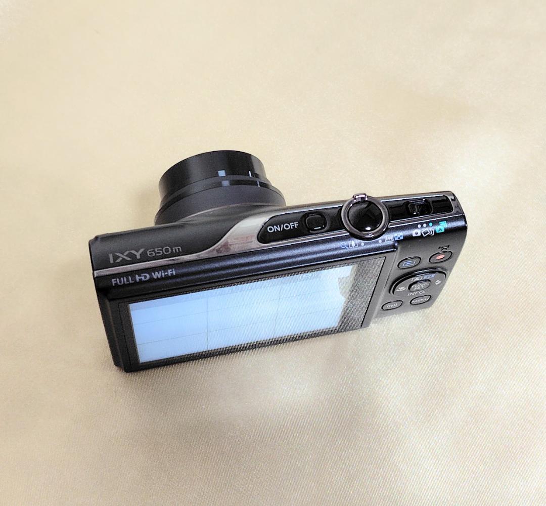 Canon IXY 650m 保護ガラス・専用ケース付き