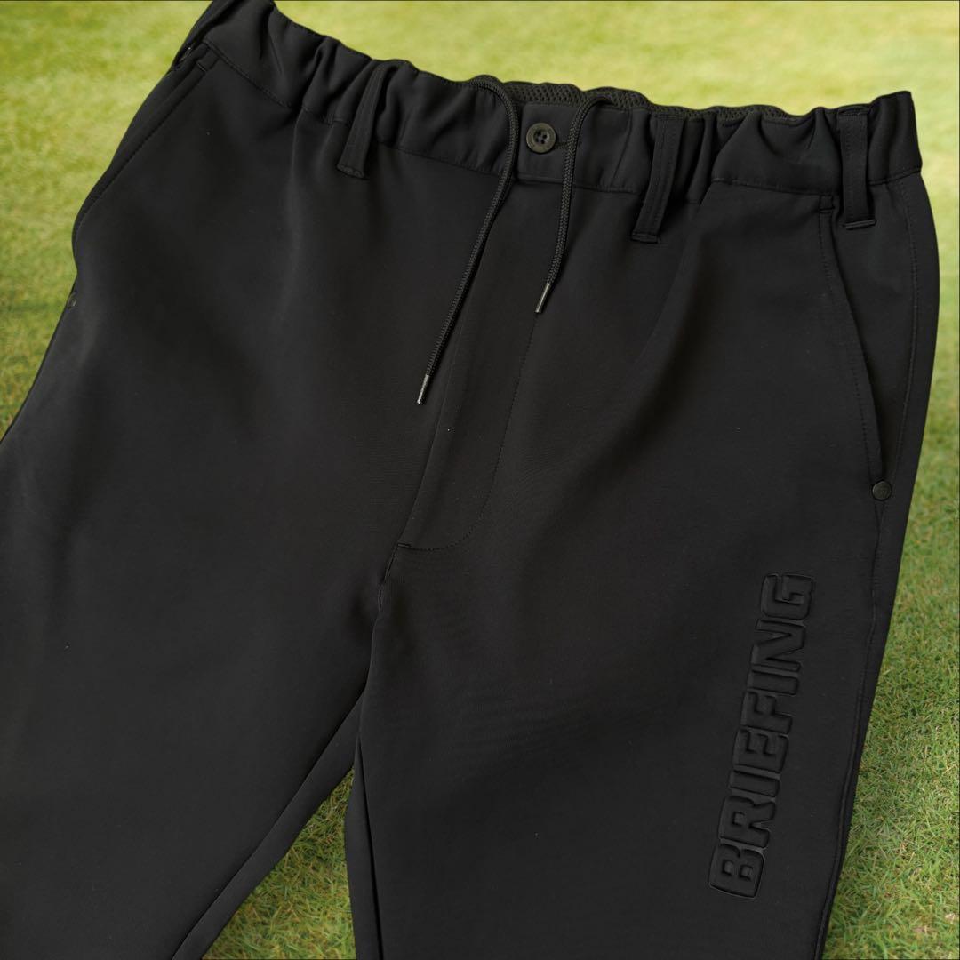 ブリーフィングゴルフ　ジョガーパンツ　黒　ブラック　S〜M相当　3Dロゴパンツ