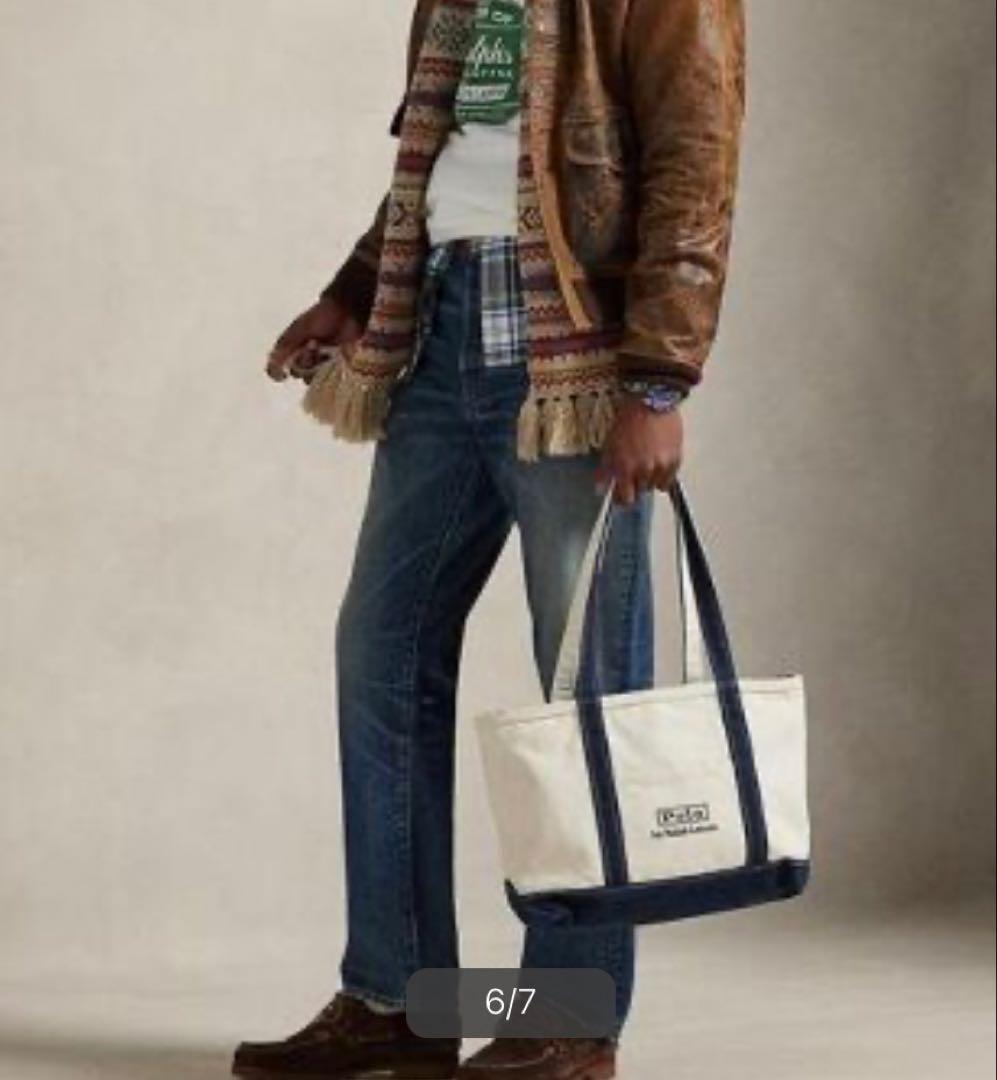 1月末出品終了⭐︎ポロラルフローレンロゴ キャンバス スモール トート　新品