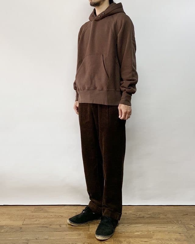 ENGINEERED GARMENTS Raglan Hoody　ブラウンM