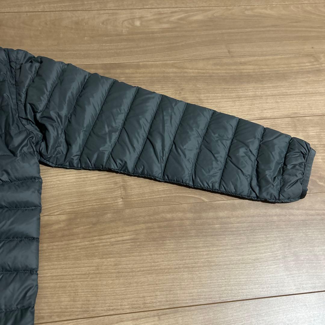 ダントン、クルーネックインナーダウンジャケット、サイズ38 カラーチャコール