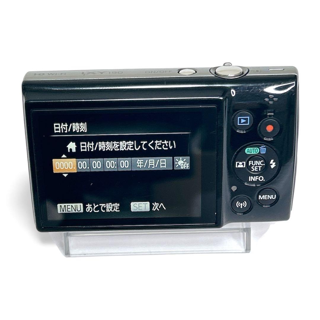 専用✨箱付　Canon IXY 190 黒　Wi-Fi対応　動作良好　コンデジ