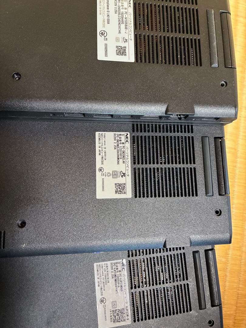 ジャンク品！　NEC LAVIE N15シリーズ　versaproシリーズ　3台