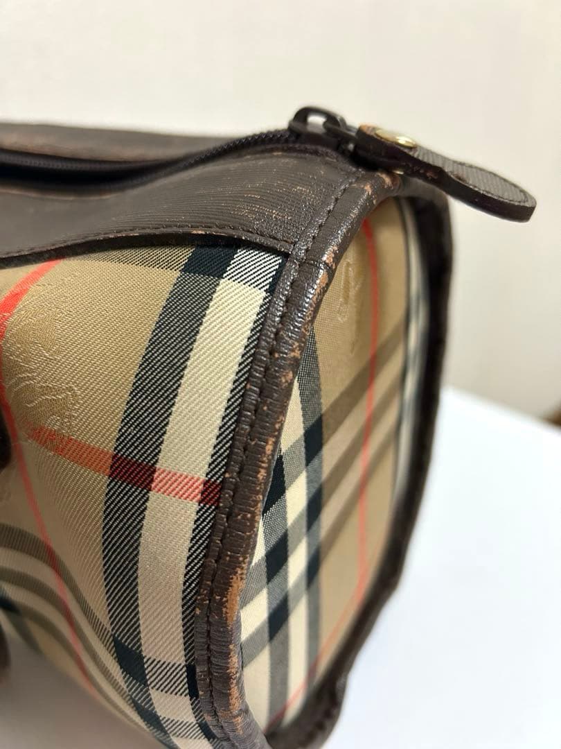 Burberry バーバリー チェック柄 ノバチェック ダッフルバッグ