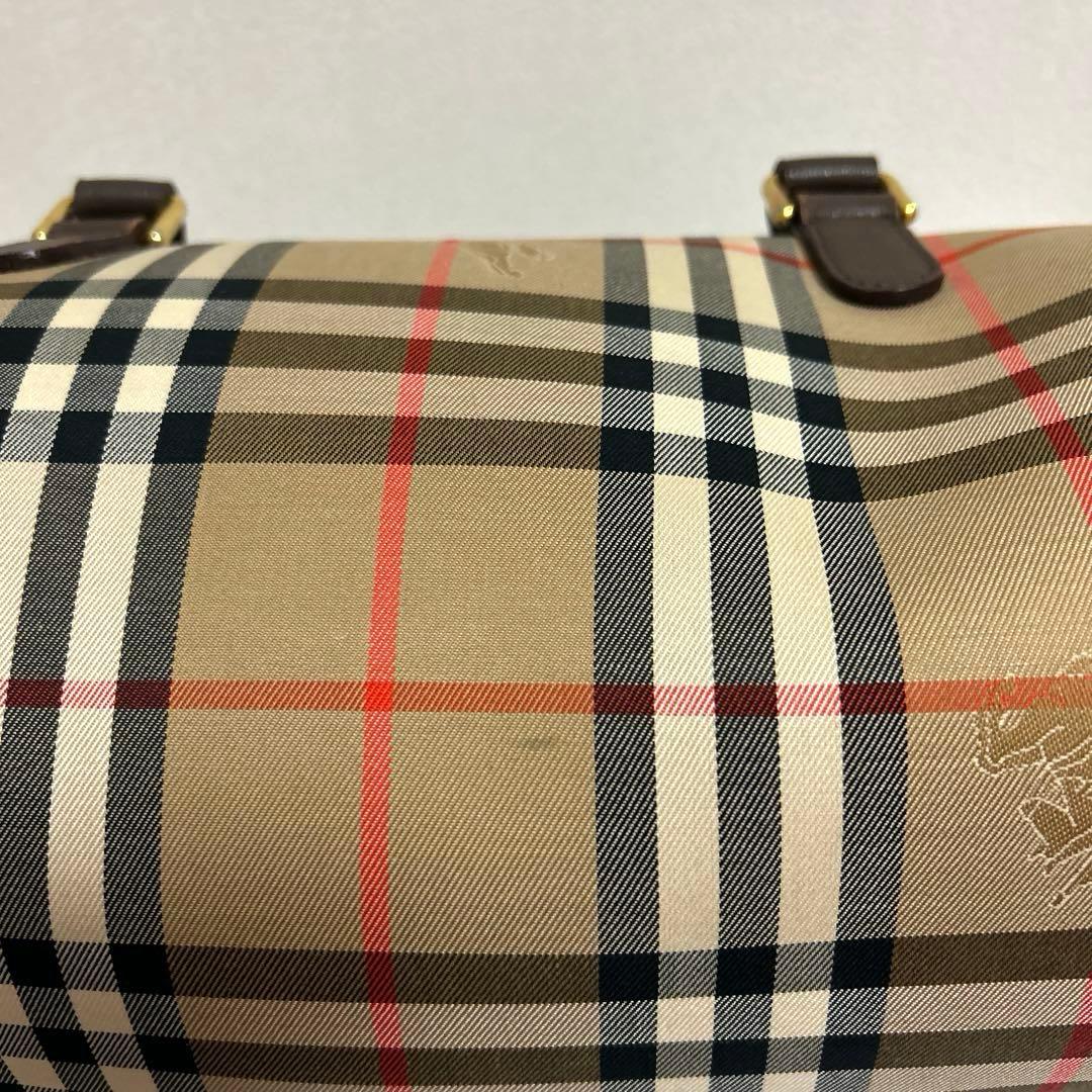 Burberry バーバリー チェック柄 ノバチェック ダッフルバッグ